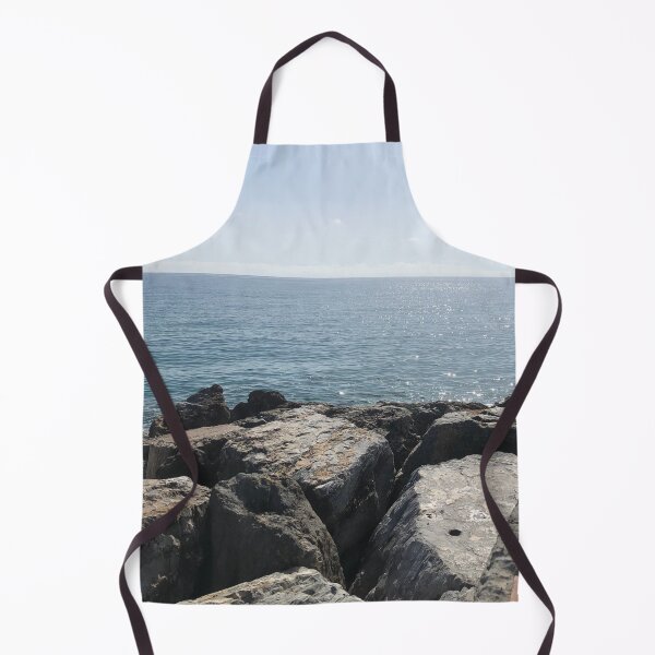 Item preview, Shimmering Glittering Light on the Sea with Rocks designed and sold by Quoppidou.