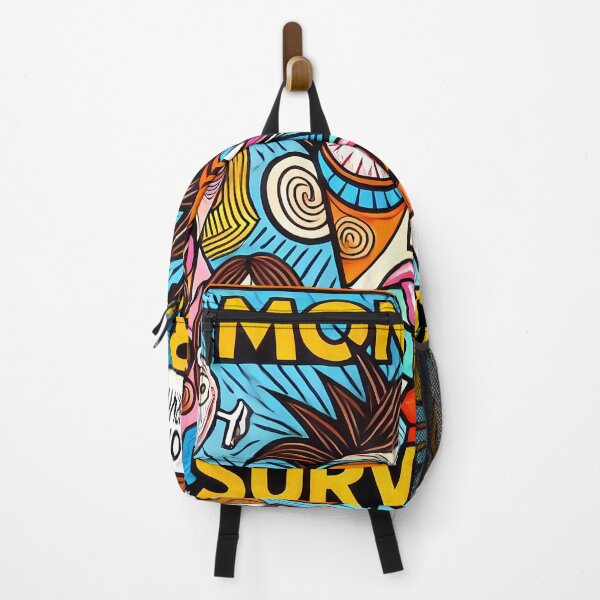 Item preview, Monday Survivor – Funny Cubism Art T-Shirt designed and sold by OzzFrequency.