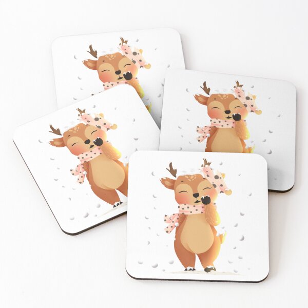 Item preview, Snowy Reindeer Coziness, funny gifts, t-shirt, mugs designed and sold by Ewelina  Niemiec.