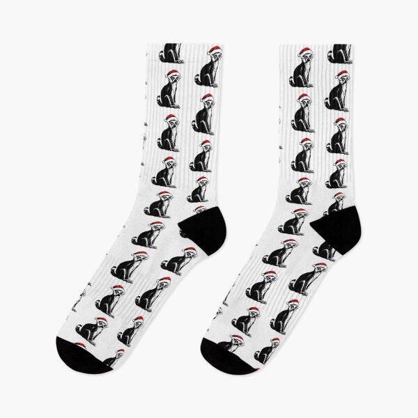 Item preview, Ring-tailed Lemur in Christmas Hat designed and sold by JollyCritters.