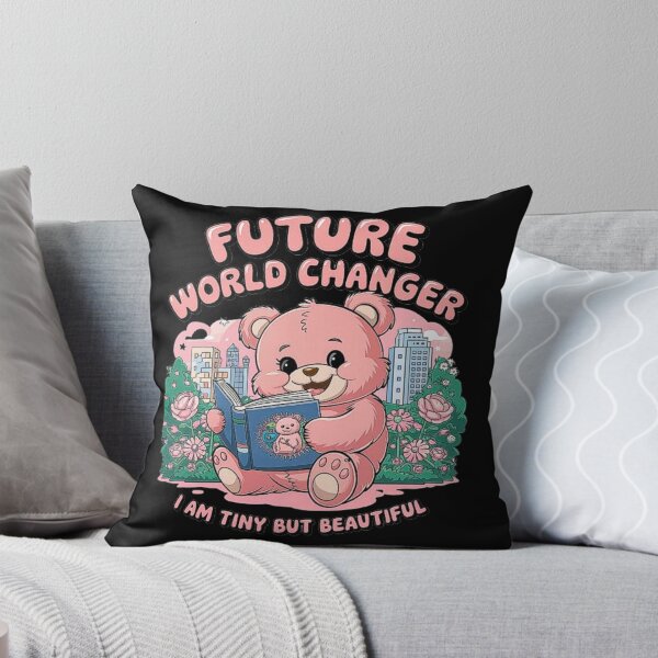 Item preview, Cute Pink Bear Reading Book Design - Future World Changer designed and sold by love3617.