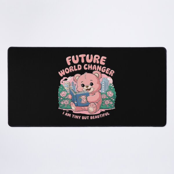 Item preview, Cute Pink Bear Reading Book Design - Future World Changer designed and sold by love3617.