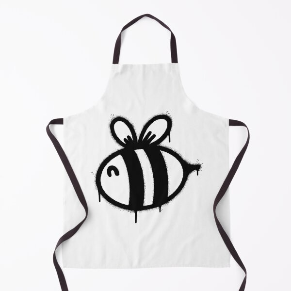 Item preview, Spray Paint Bee Design – Urban Street Art Honeybee Graphic with Dripping Effect designed and sold by WilliamsonMedia.