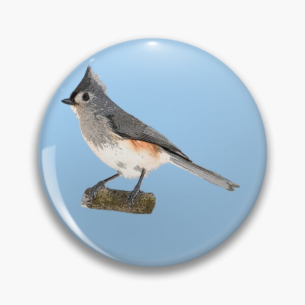 Item preview, Tufted Titmouse Color Design  designed and sold by designsasstultd.