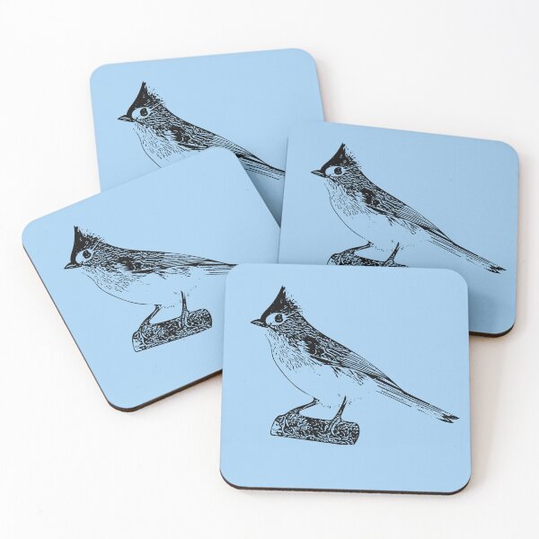 Item preview, Tufted Titmouse Black Design  designed and sold by designsasstultd.
