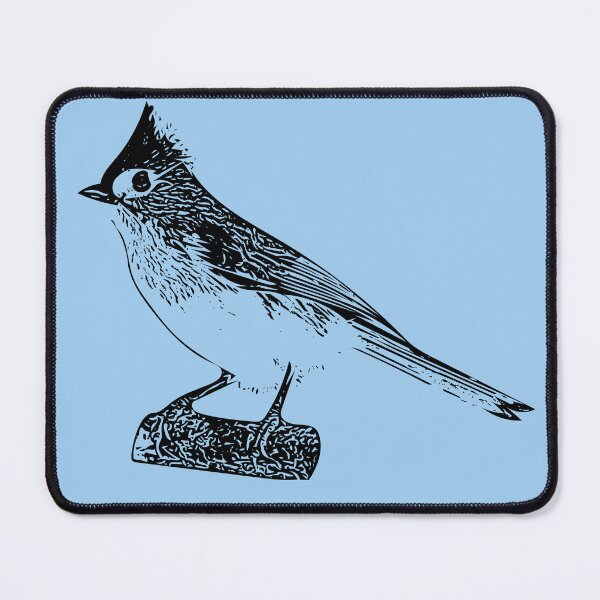 Item preview, Tufted Titmouse Black Design  designed and sold by designsasstultd.