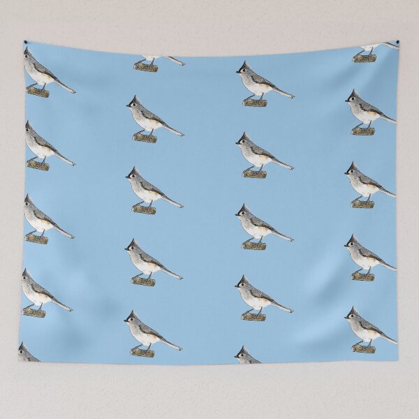 Item preview, Tufted Titmouse Black Alternate Design  designed and sold by designsasstultd.