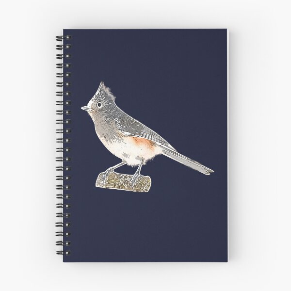 Item preview, Tufted Titmouse White Alternate Design  designed and sold by designsasstultd.