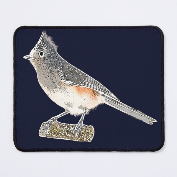 Item preview, Tufted Titmouse White Alternate Design  designed and sold by designsasstultd.
