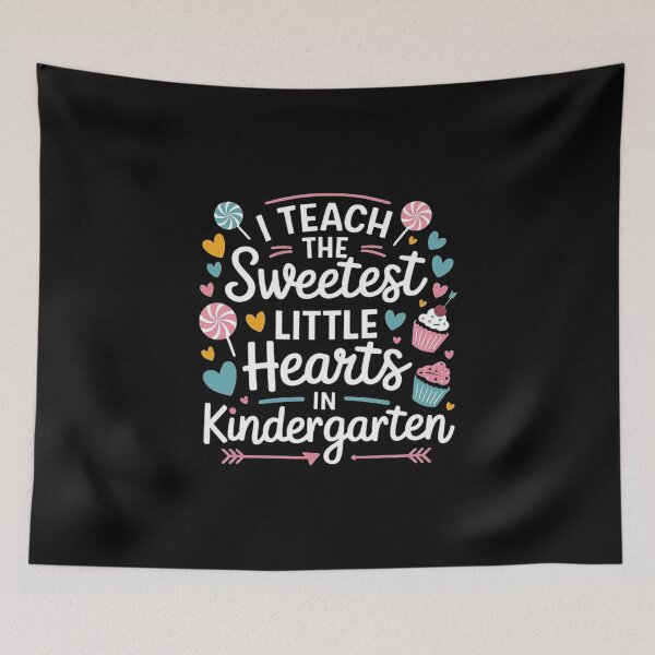 Item preview, Sweetest Little Hearts Kindergarten Teacher Design designed and sold by love3617.