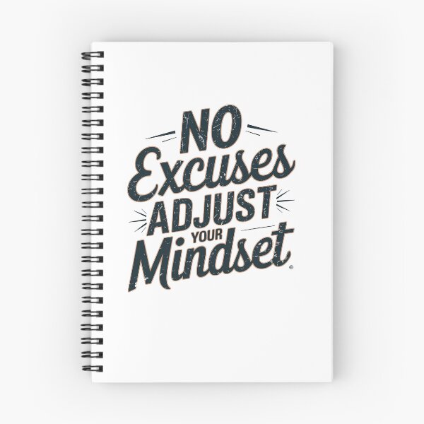 Item preview, No Excuses, Adjust Just Adjustmets  designed and sold by Logiamerch.
