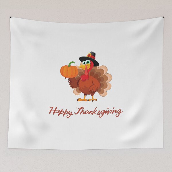 Item preview, Turkey with Pumpkin - Thanksgiving Celebration, t-shirt, stickers, mugs, funny gifts, funny, gifts,  designed and sold by Ewelina  Niemiec.