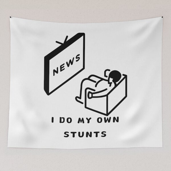 Item preview, I do my own stunts funny tv shirt designed and sold by GGtiger.