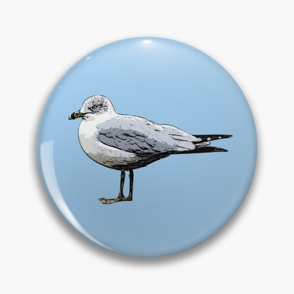 Item preview, Ring-billed Gull Black Alternate Design  designed and sold by designsasstultd.