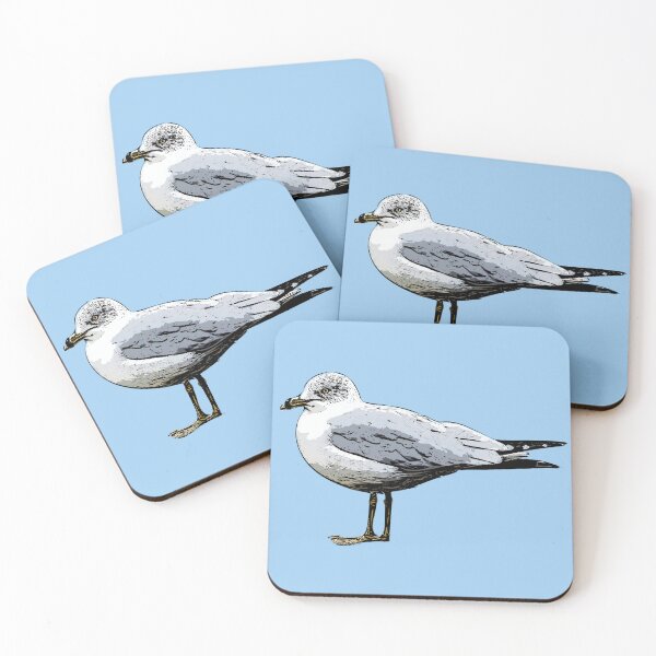 Item preview, Ring-billed Gull Black Alternate Design  designed and sold by designsasstultd.