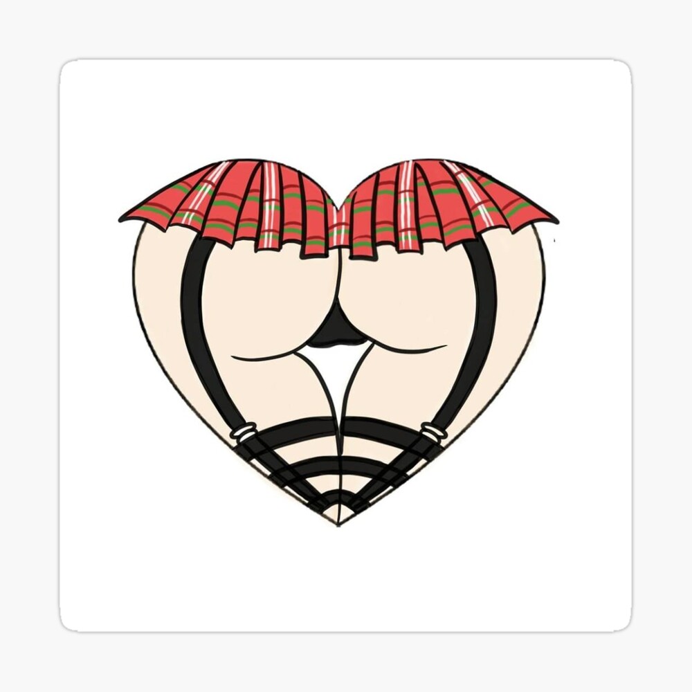 Booty heart tattoo designs