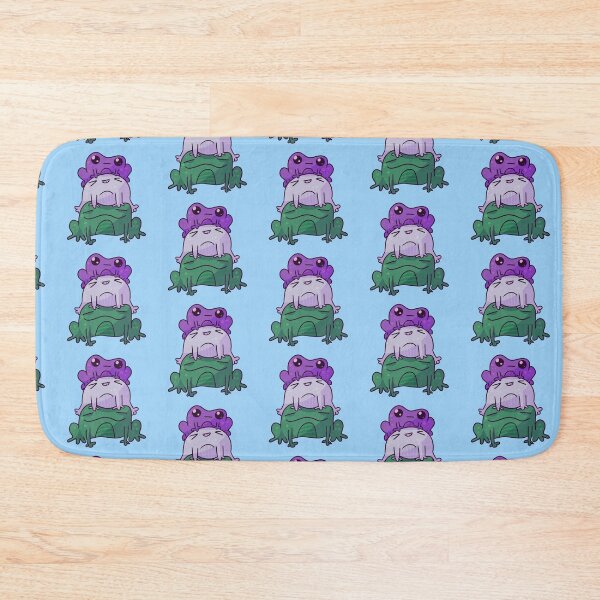 Item preview, genderqueer frog stack designed and sold by ForTheFrogWar.