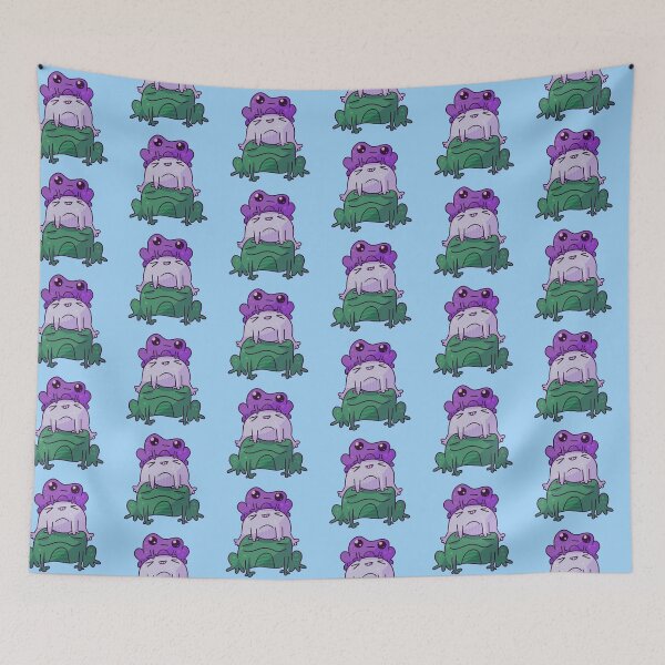 Item preview, genderqueer frog stack designed and sold by ForTheFrogWar.