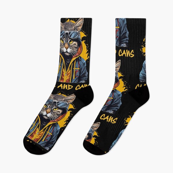 Item preview, Claws and Cans Graffiti Cat Street Art Style designed and sold by CleanDecor.