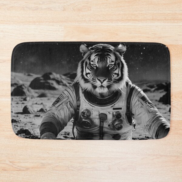 Item preview, Astronaut Tiger Dining on the Moon designed and sold by vk09.