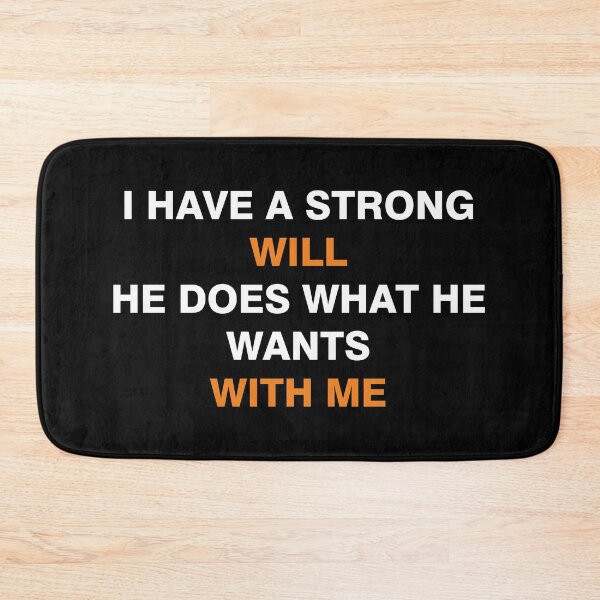 Item preview, I have a strong will designed and sold by desinganddecor.