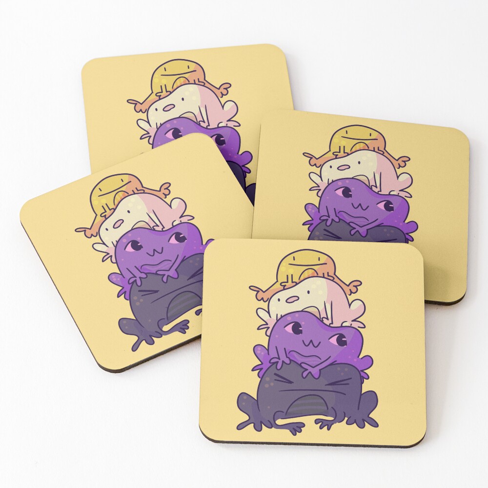 Item preview, Coasters (Set of 4) designed and sold by ForTheFrogWar.