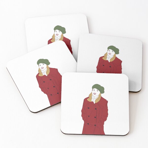 Item preview, Girl in red coat. designed and sold by Monedesign.