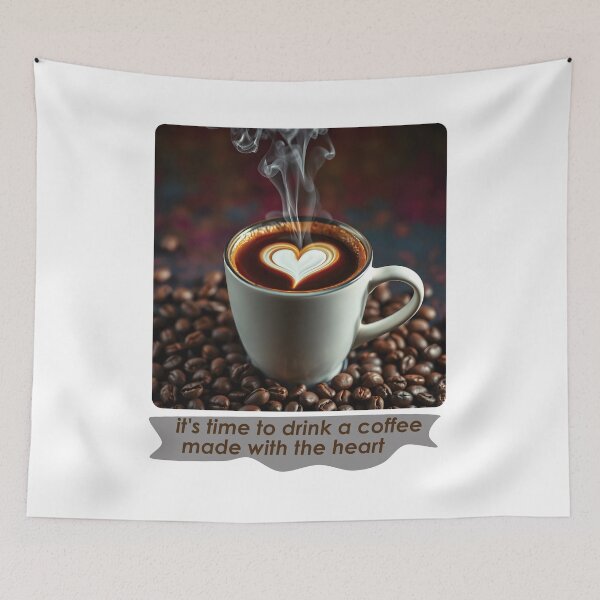 Item preview, steaming cup of coffee designed and sold by GiCapgraphics.