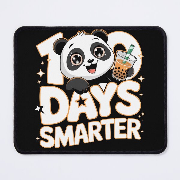 Item preview, 100 Days Smarter Cute Panda Kids School Celebration designed and sold by TheWizArt.