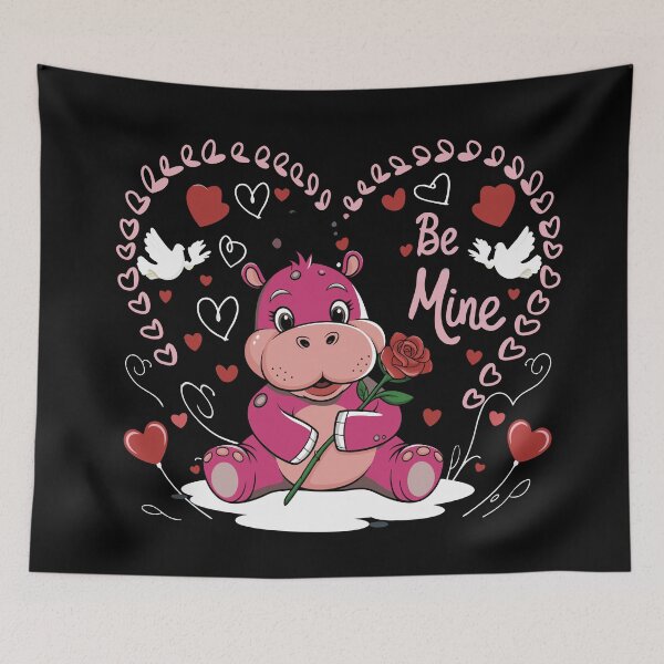 Item preview, Moo Deng Valentines day animal lovers design designed and sold by Colorfulman.