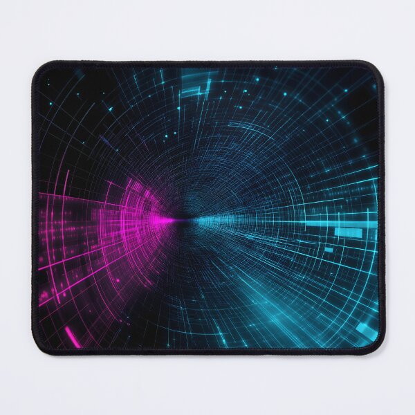 Item preview, Cyber Grid in Neon Pink and Blue designed and sold by Soul-Sparks.