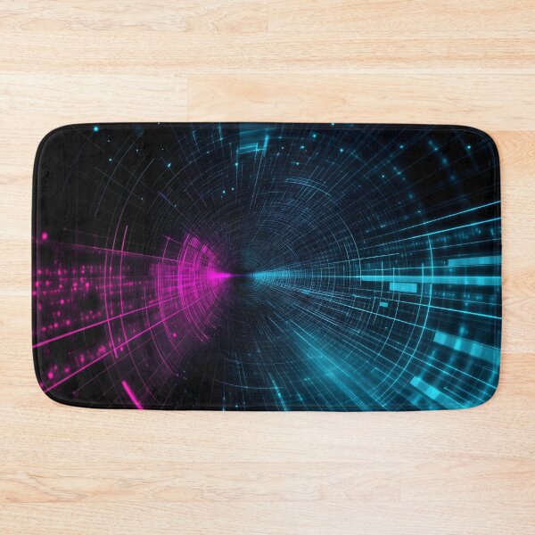 Item preview, Cyber Grid in Neon Pink and Blue designed and sold by Soul-Sparks.