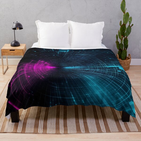 Item preview, Cyber Grid in Neon Pink and Blue designed and sold by Soul-Sparks.