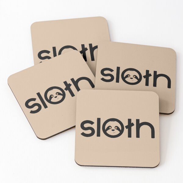 Item preview, Slow sloth logo designed and sold by HipsterAnimals.