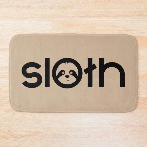 Item preview, Slow sloth logo designed and sold by HipsterAnimals.