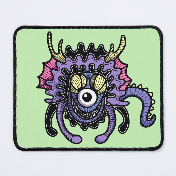 Item preview, bright monster alien in graffiti style designed and sold by alina-k-design.