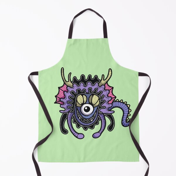 Item preview, bright monster alien in graffiti style designed and sold by alina-k-design.