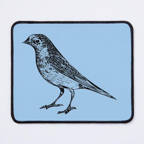 Item preview, Mountain Bluebird Black Design  designed and sold by designsasstultd.