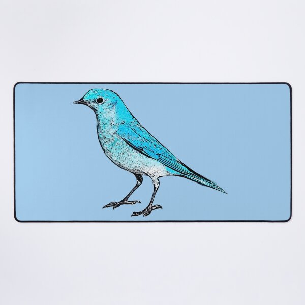 Item preview, Mountain Bluebird Black Alternate Design designed and sold by designsasstultd.