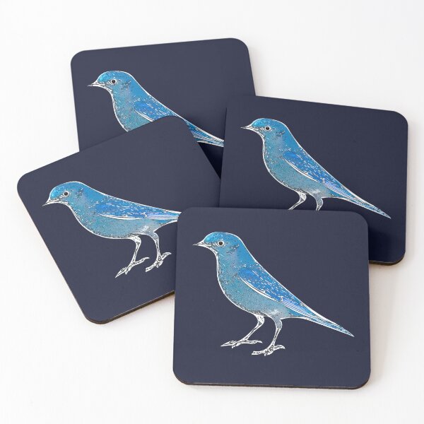 Item preview, Mountain Bluebird White Alternate Design  designed and sold by designsasstultd.