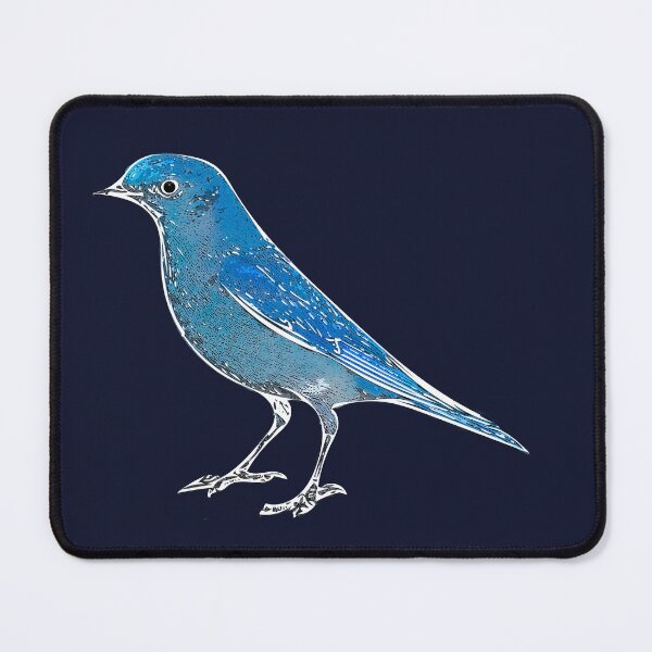 Item preview, Mountain Bluebird White Alternate Design  designed and sold by designsasstultd.