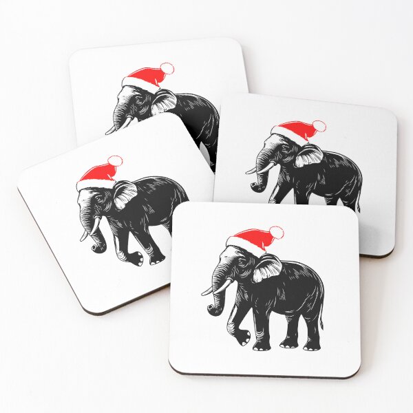 Artikelvorschau, Weihnachts-Elefant entworfen und verkauft von JollyCritters.