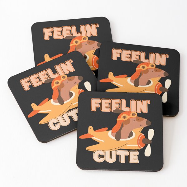 Item preview, I feel as cute as a dog on a plane,  designed and sold by Mr-Lipsky.