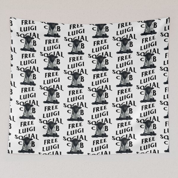Item preview, Free Luigi Social Club B designed and sold by chilangopride.
