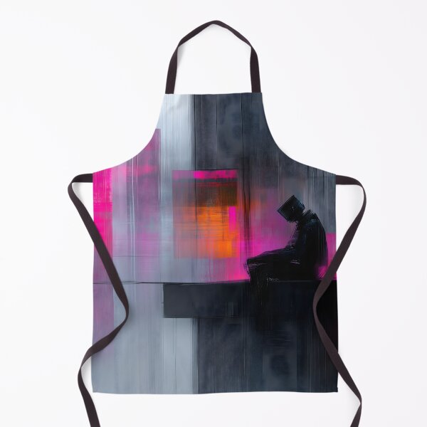 Item preview, Silhouette in Futuristic Minimalist City with Neon Highlights designed and sold by Soul-Sparks.