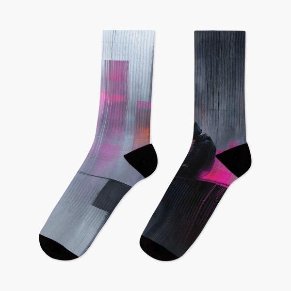 Item preview, Silhouette in Futuristic Minimalist City with Neon Highlights designed and sold by Soul-Sparks.