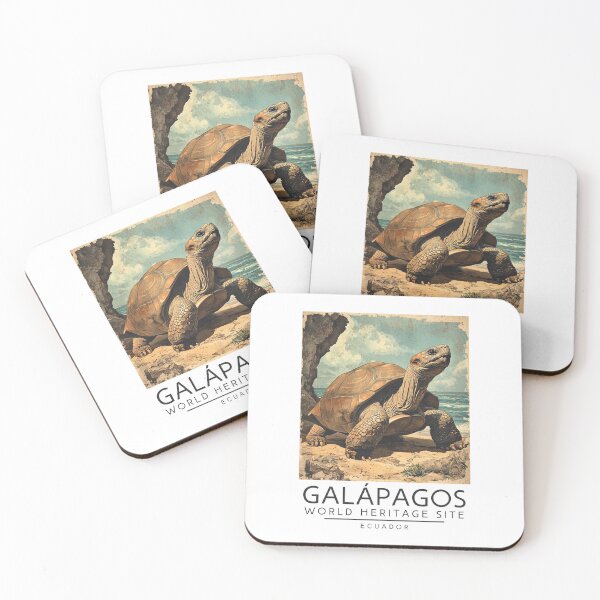 Item preview, A Vintage Travel Poster of Galápagos Islands - Ecuador  designed and sold by GoodOldVintage.