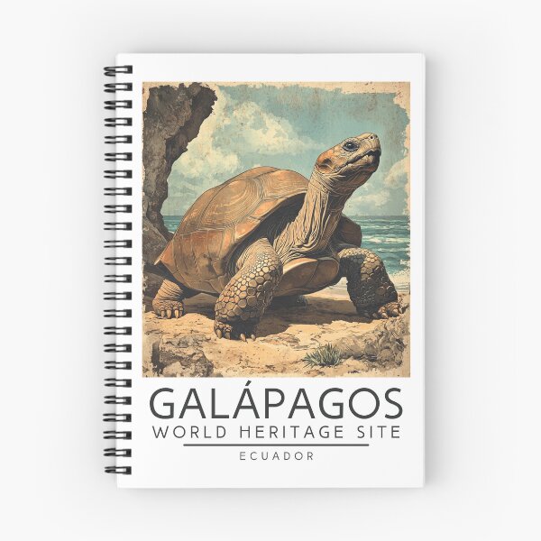 Item preview, A Vintage Travel Poster of Galápagos Islands - Ecuador  designed and sold by GoodOldVintage.