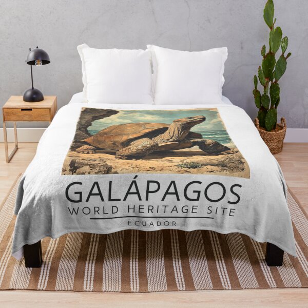 Item preview, A Vintage Travel Poster of Galápagos Islands - Ecuador  designed and sold by GoodOldVintage.