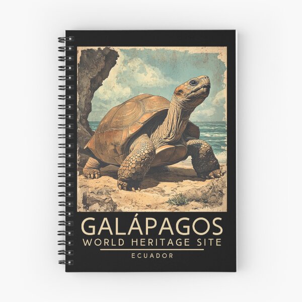 Item preview, A Vintage Travel Poster of Galápagos Islands - Ecuador  designed and sold by GoodOldVintage.